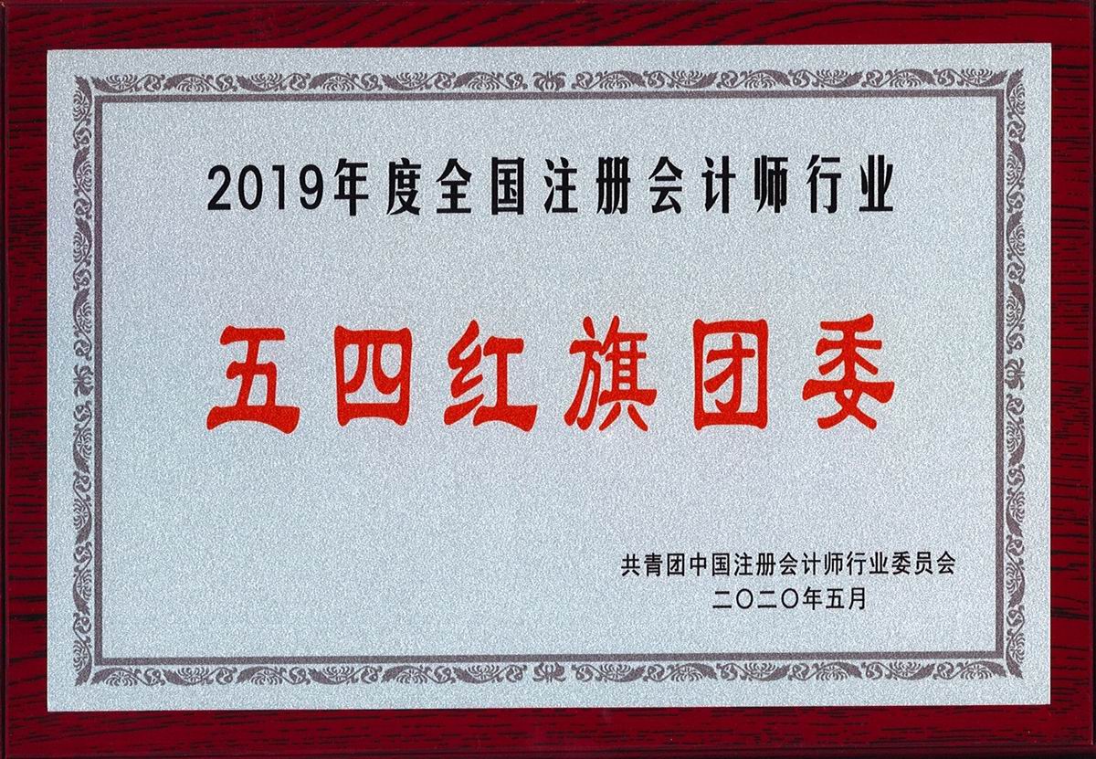 2019年度全國(guó)注冊(cè)會(huì)計(jì)師行業(yè)“五四紅旗團(tuán)委”